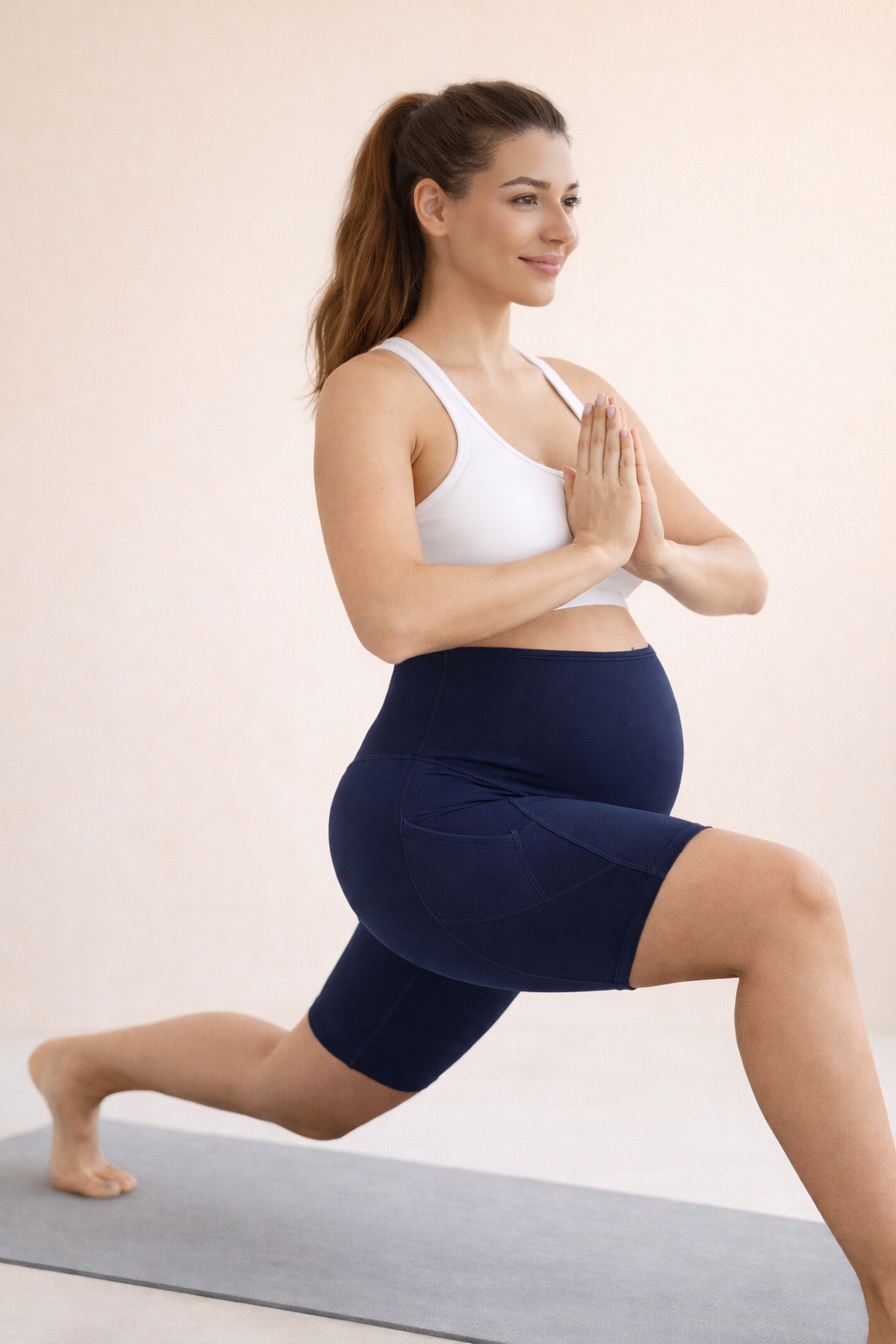 Curvefit maternity shorts